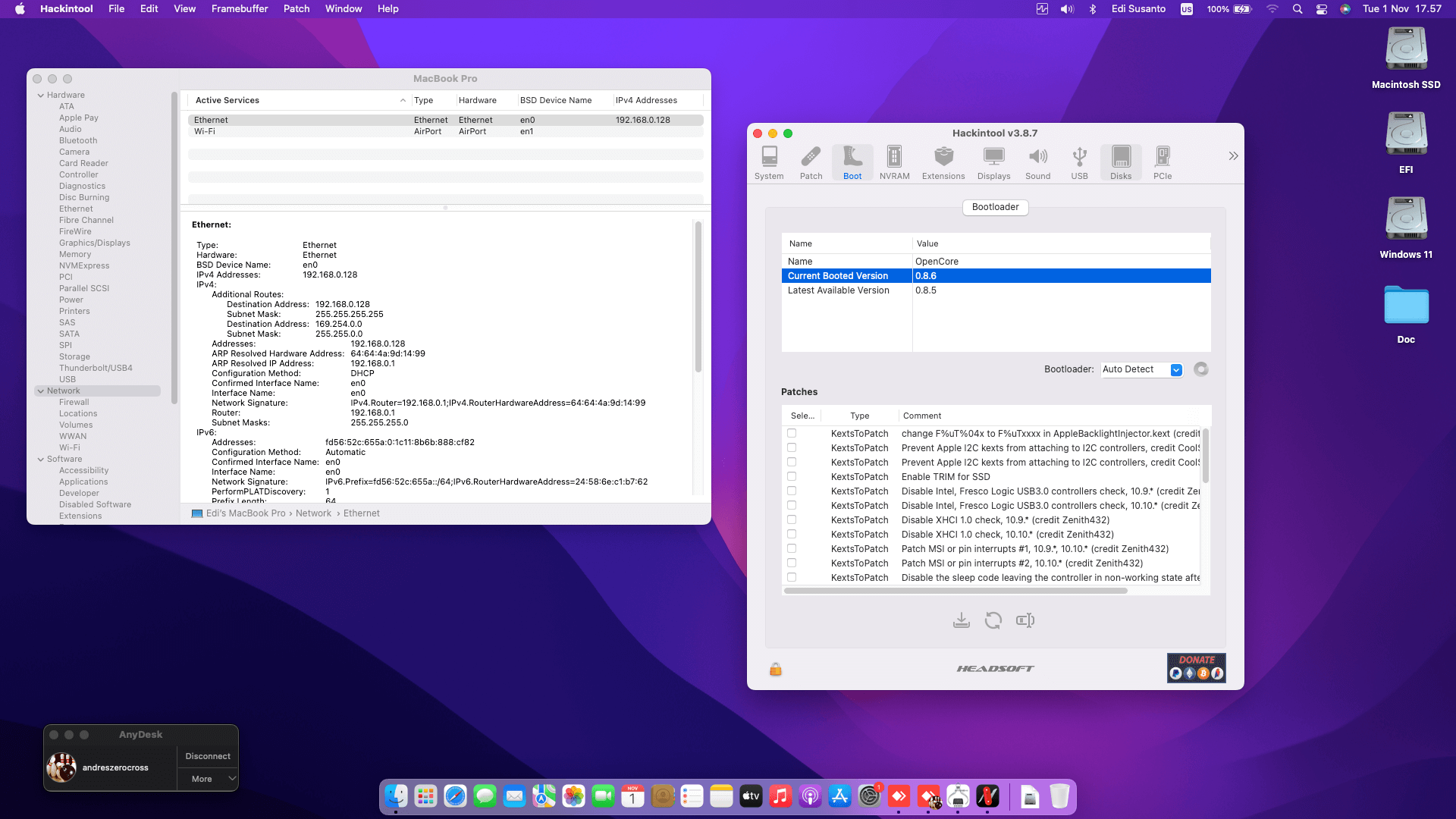 Dell Latitude 7390 4th [KabyLake R   Intel UHD 620 + I2C]   OpenCore 8